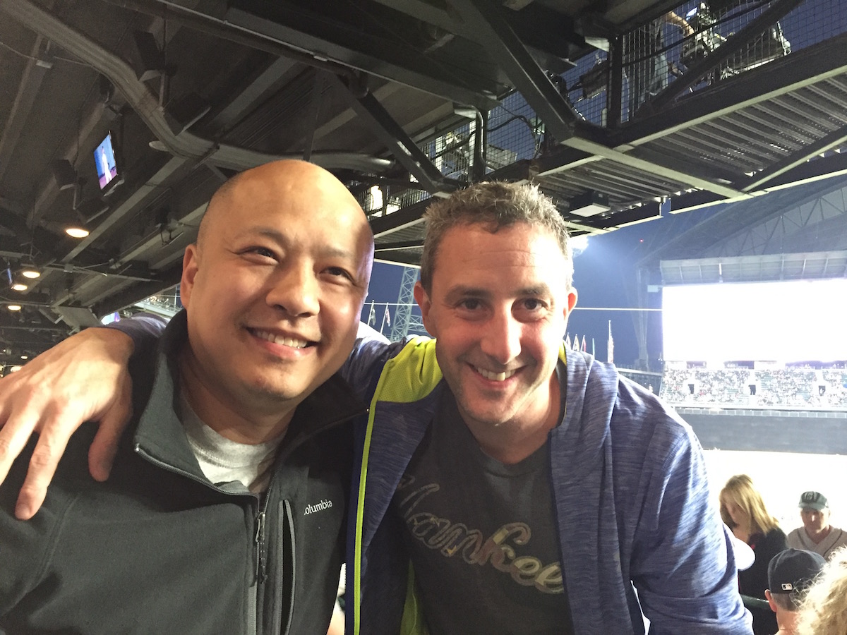 Remi and I at Safeco Field, August 2016.